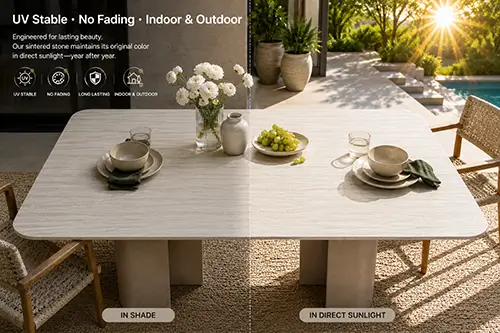 UV Proof ceramic tabletop