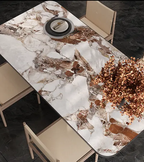 ceramic tabletop with luxury marble texture